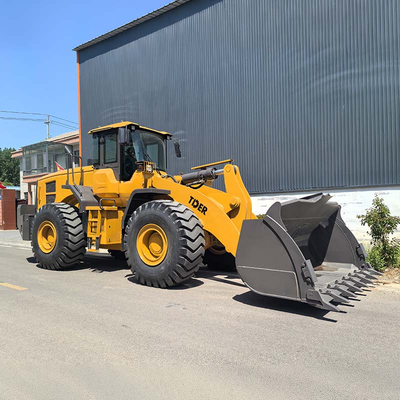 10 Ton Large Wheel Loader with Cummins Engine and ZF Powertrain
