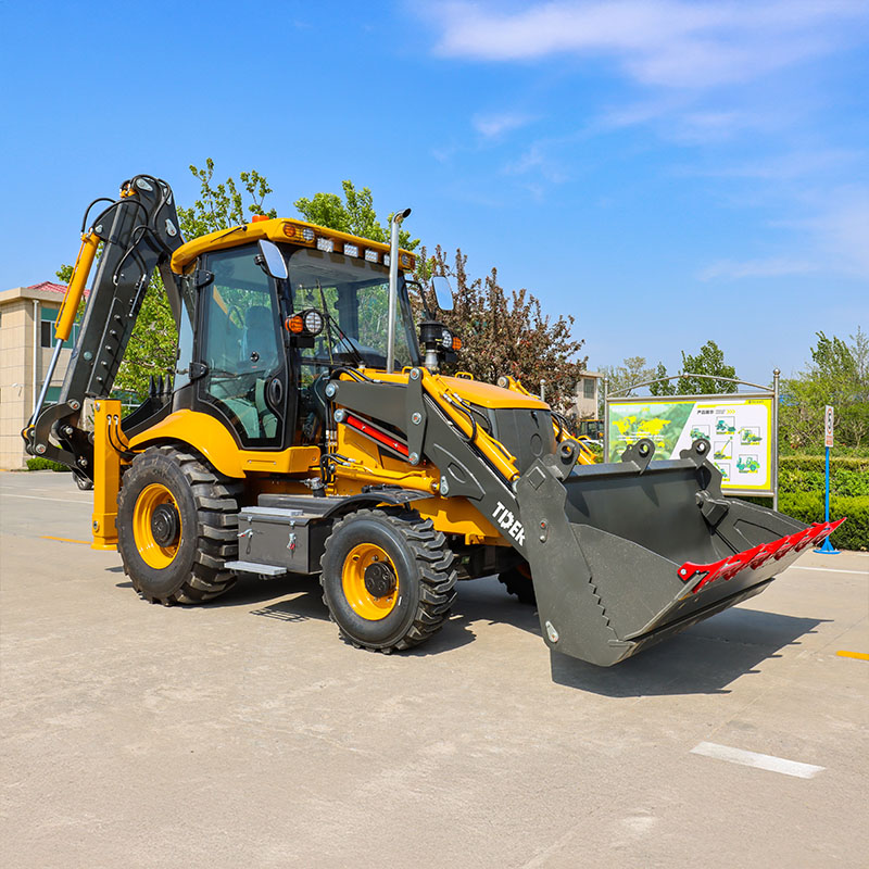 Front End Loader With Backhoe
