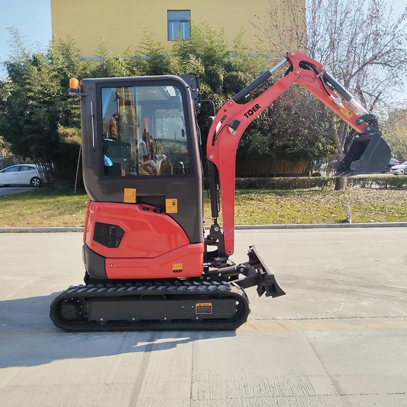 Excavator Mini Zero Tail 3 Ton dengan Kabin Tertutup & AC