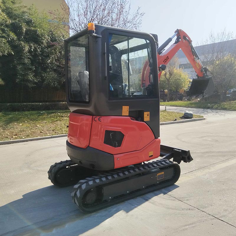 Excavator Mini Zero Tail 3 Ton dengan Kabin Tertutup & AC