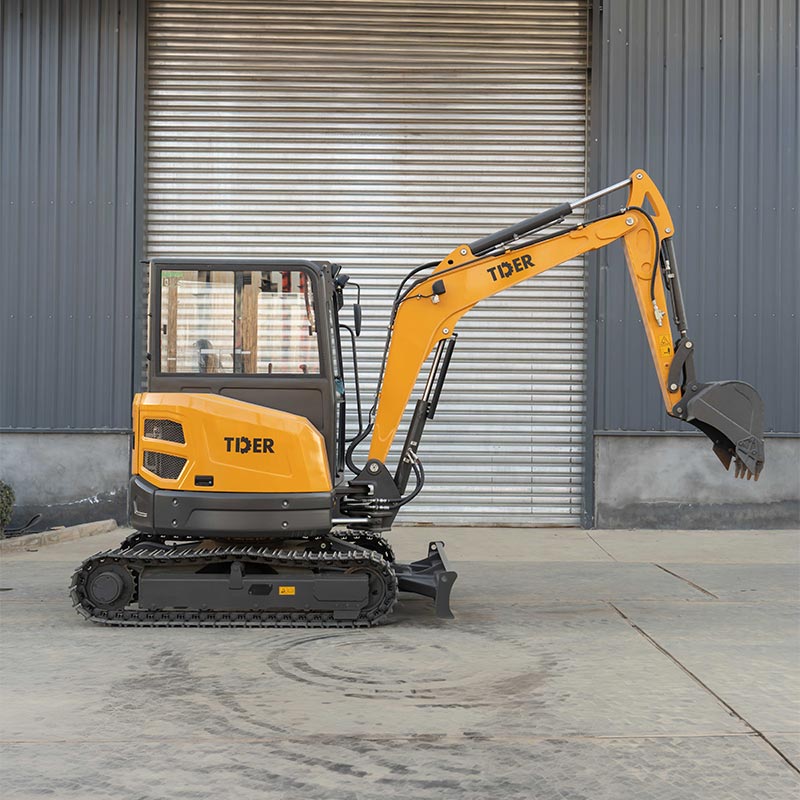 Excavator Mini Zero Tail 3,5 Ton dengan Mesin Kubota & Track Baja