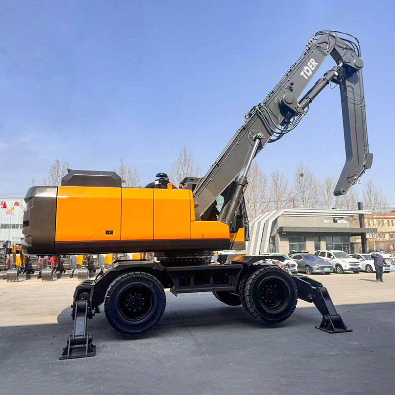 Ekskavator Roda 40 Ton dengan Penjepit Putar Berbentuk Kulit Jeruk