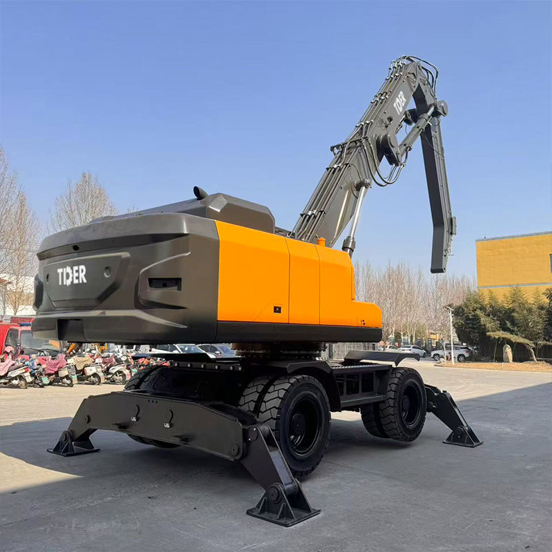 Ekskavator Roda 40 Ton dengan Penjepit Putar Berbentuk Kulit Jeruk