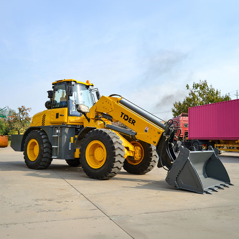 Wheel Loader With Telescopic Boom