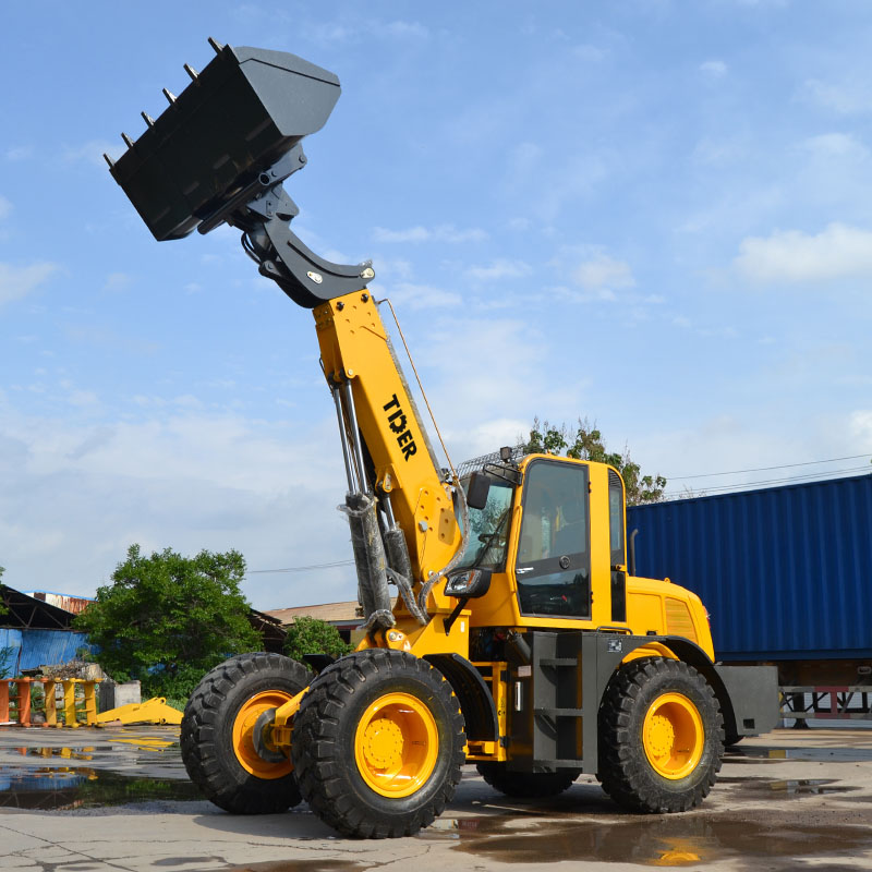 Wheel Loader 3,5 Ton dengan Lengan Teleskopik yang Ditenagai oleh Weichai