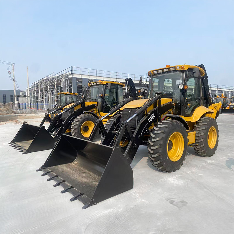Loader Backhoe 3 Ton dengan Bucket Loader Besar