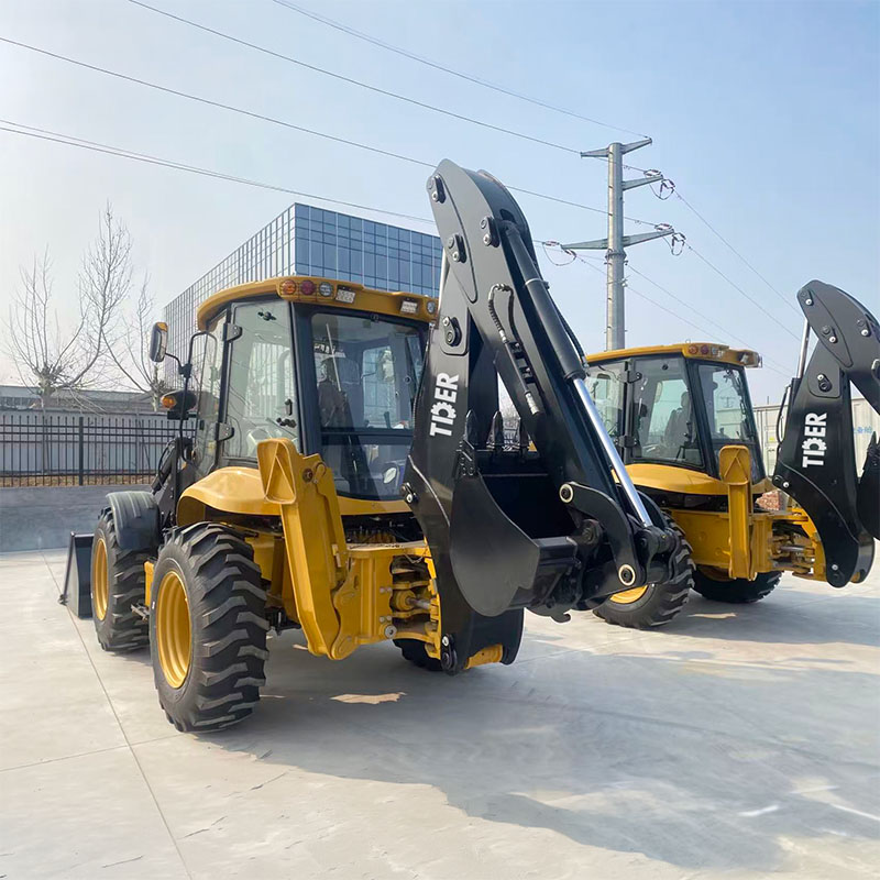 Loader Backhoe 3 Ton dengan Bucket Loader Besar